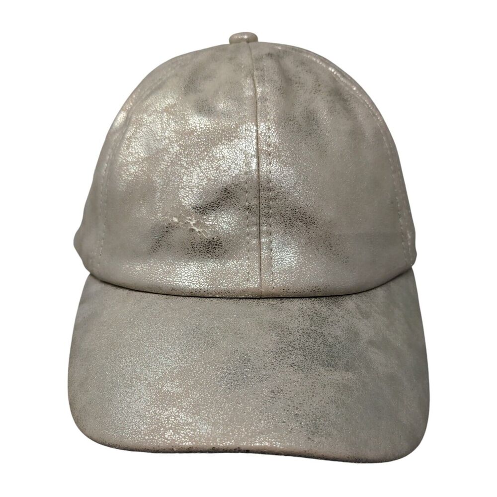C Strapback Hat Tan One Size Adjustable Lightweight 6 Panel Blank